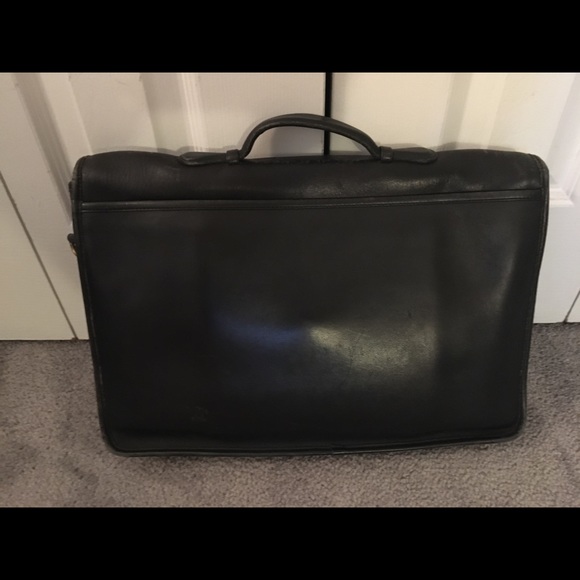Coach leather briefcase, authentic, monogrammed - Picture 2 of 7